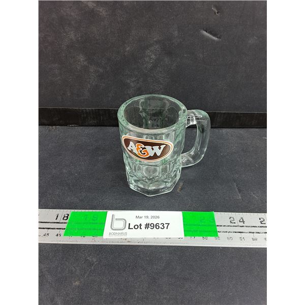 Miniature A&W Glass Mug