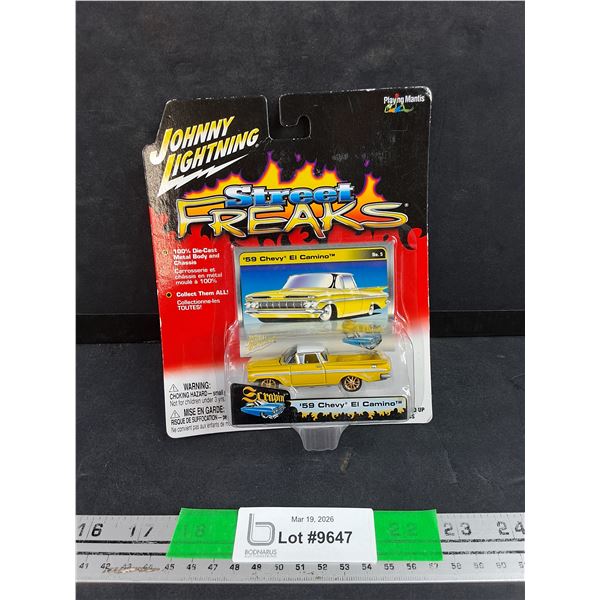Johnny Lightning Street Freaks Die Cast '59 Chevy El Camino