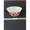 Image 1 : Fire King Polka Dot Bowl 8" Diameter