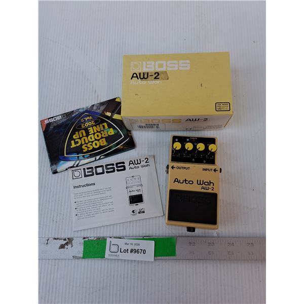 Boss Auto Wah AW-2- No Cord