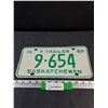 Image 1 : 1968 Saskatchewan Four Digit Private Trailer License Plate