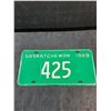Image 2 : 1969 Saskatchewan Three Digit Private Vehicle License Plate