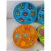 Image 2 : (4) Chip & Dip Plastic Trays 12"