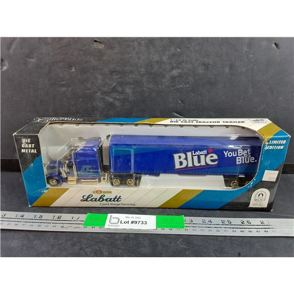 Adult Collectable 1/64 Scale Labatt Blue Die Cast Tractor Trailer