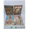 Image 1 : (4) Playboy Magazines- March- Oct. 1973