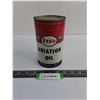 Image 1 : *Empty Esso Aviation Oil Tin