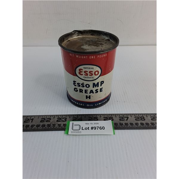*Half Full Esso MP Grease Tin - Cannot Ship