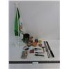 Image 1 : Vintage Tins, Knives, Curling Irons, Razor, Misc. - Cannot Ship