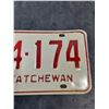 Image 4 : 1975 Saskatchewan Four Digit Private Trailer License Plate