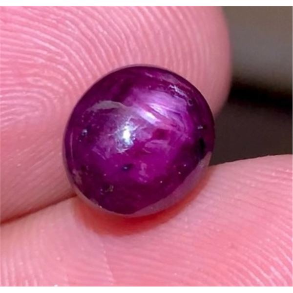 *^ 4.65 ct Certified Burmese Star Ruby gemstone Untreated -Oval Cut ($8,800 Appraisal)