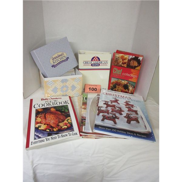(R #1):  BUNDLE OF ASSORTED COOKBOOKS INCLUDING BETTY CROCKERS NEW COOKBOOK,