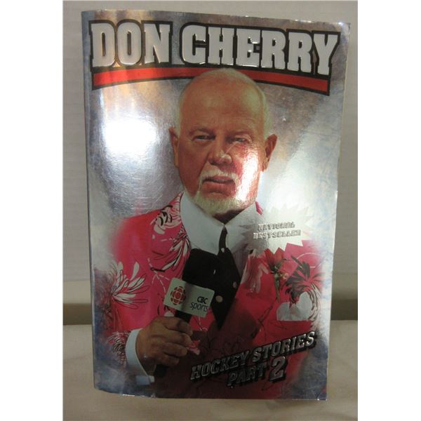 (R #1):  "DON CHERRY HOCKEY STORIES PART 2" HARD COVER BOOK
