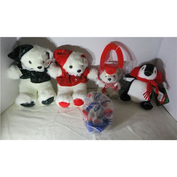 (R #1):  NEW:  5 STUFFED TOYS