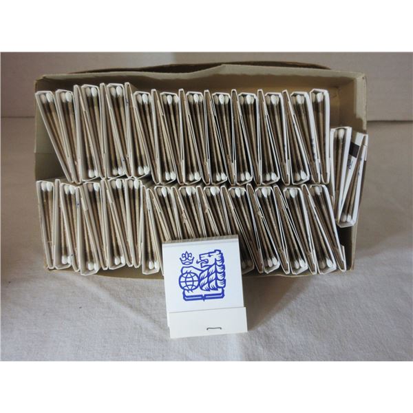 (R #1):  COLLECTABLE:  BOX C/W ROYAL BANK MATCH BOOKS