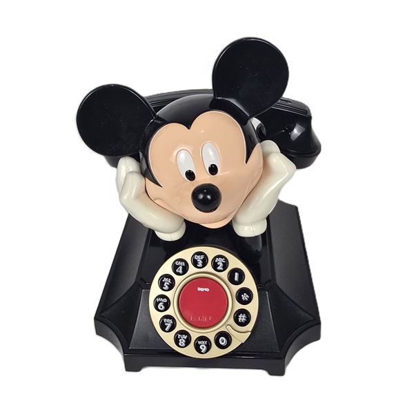 A Vintage Telemania Mickey Mouse Telephone.