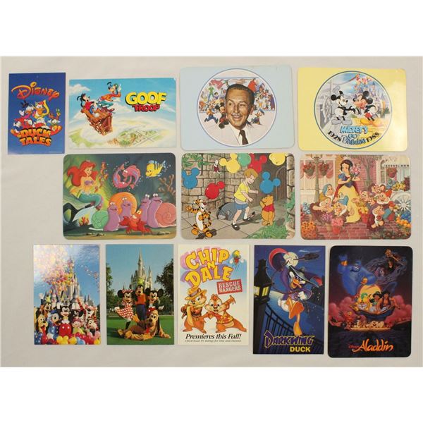A Collection of (12) Walt Disney World and Animation Post Cards.