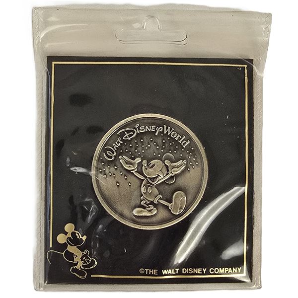 A Pewter Mickey Mouse Medallion.