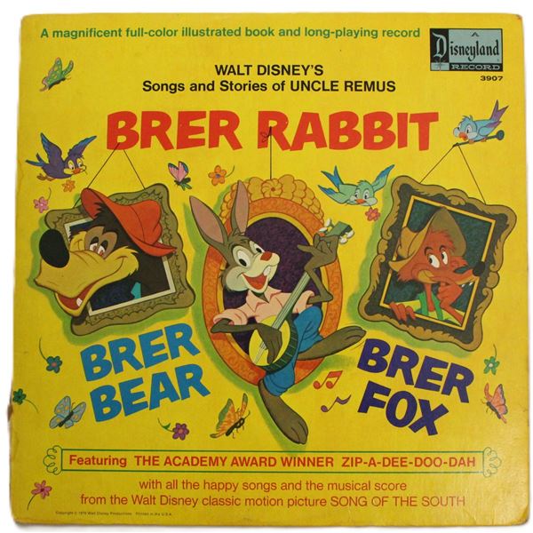 A 1970 Songs and Stories of Uncle Remus Brer Rabbit.