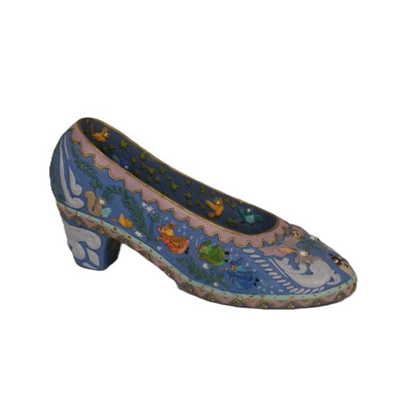A Walt Disney Gallery Sleeping Beauty Slipper Figurine.