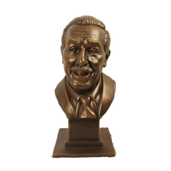 A Hollywood Studios Walt Disney Bronze Bust Replica.