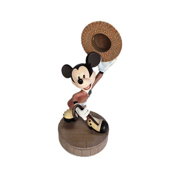 A Markrita Mickey Mouse Figurine Pin Box and Pin.