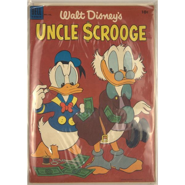 A 1953 Walt Disney's Uncle Scrooge Dell Comic.