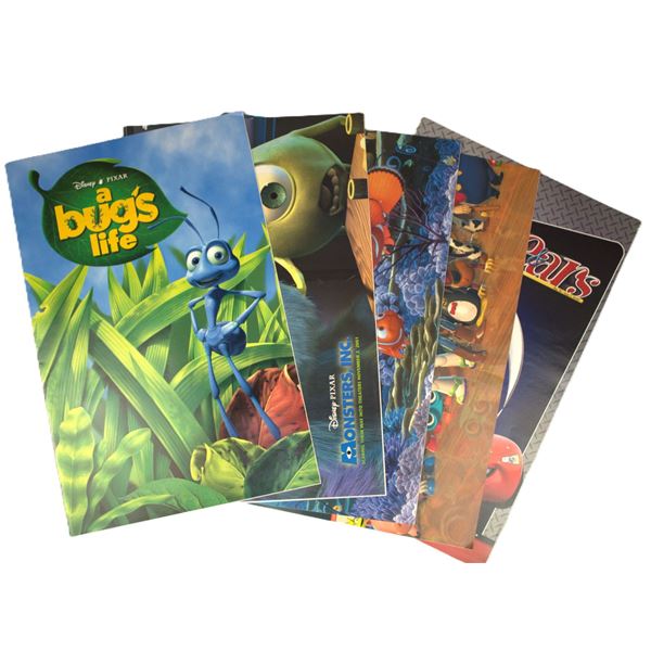 Five (5) Large Pixar themed Eyes and Ears Cast Magazines.