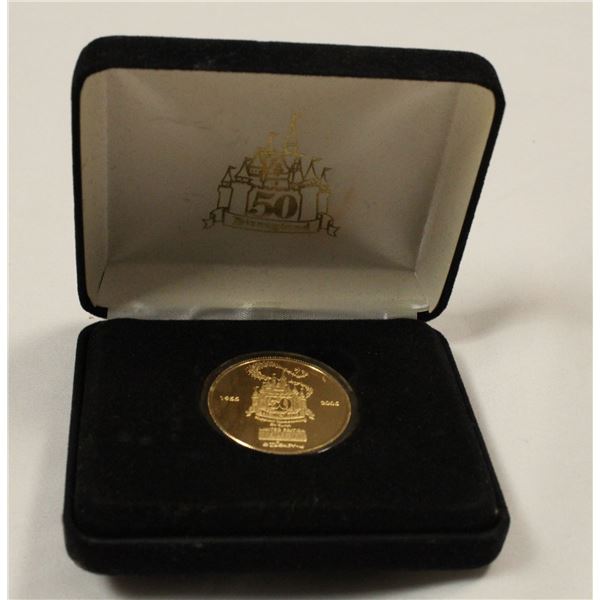 A Disneyland 50th Anniversary Coin.