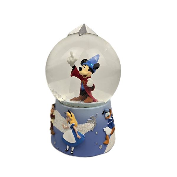 A Sorcerer Mickey Snow Globe.