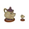 Image 1 : A Mrs. Potts and Chip Figurine set.
