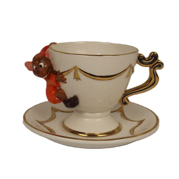 A Jaq Teacup and Saucer Set.
