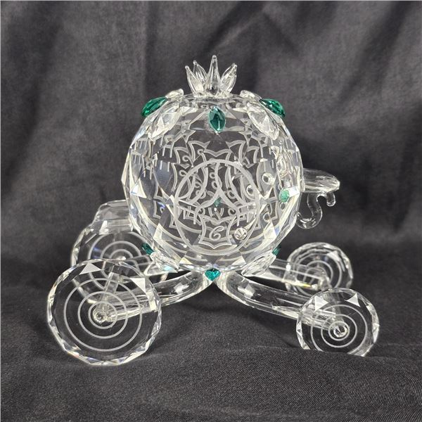 A Limited Edition Crystal Cinderella's Coach.