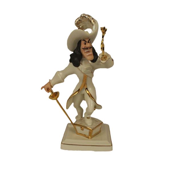 A Limited Edition Captain Hook and Tinker Bell figure by Lenox.
