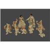 Image 1 : A 9-piece Snow White, Prince Charming and the Seven Dwarfs set by Lenox.