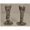 Image 2 : A Pair of Pewter Champagne Glasses featuring Mickey and Minnie Mouse