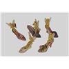 Image 1 : A Set of (5) Hamilton Collection Garden of Style Shoe Figurines.