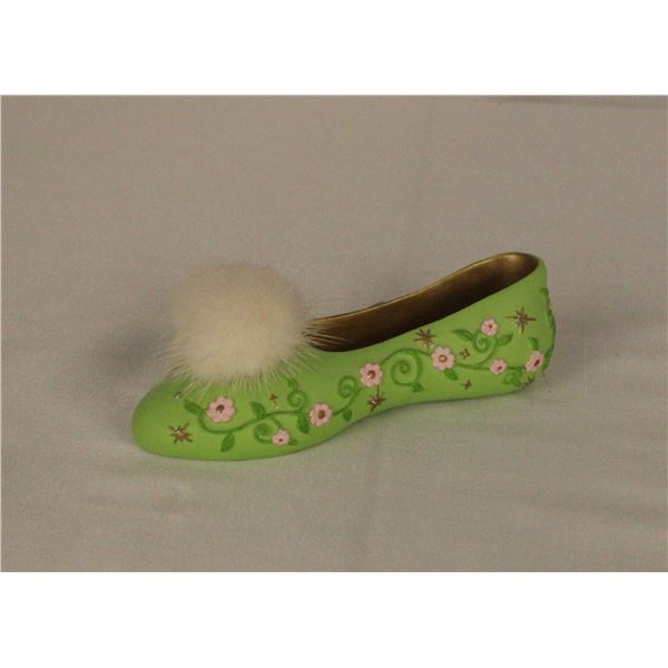 A Character Cobbler Tinker Bell Shoe Figurine.