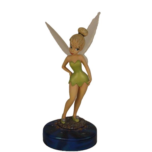 A Markrita Tinker Bell Pin Box Figurine and Pin.
