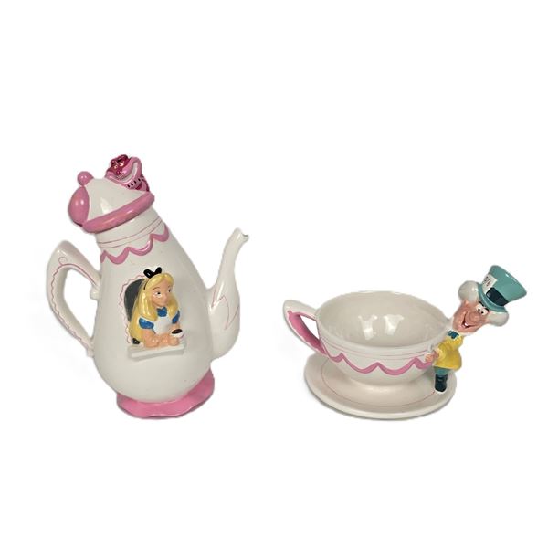 A Rare Alice In Wonderland Tea Set.