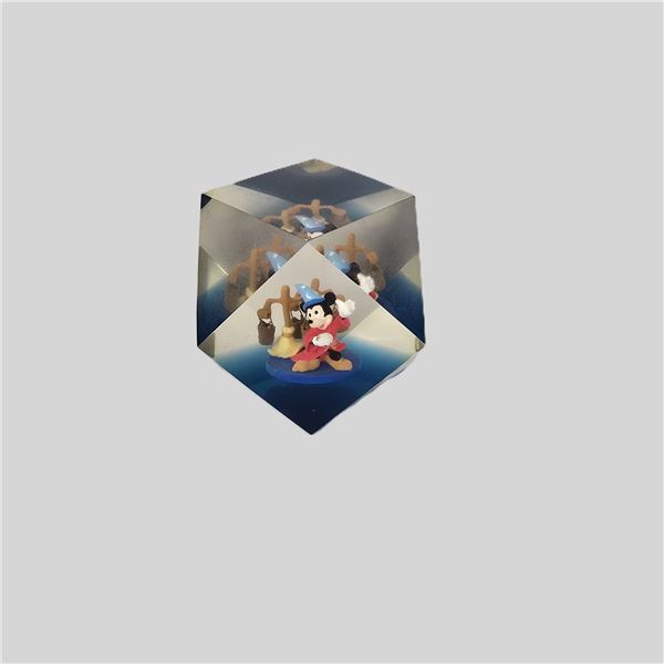 A Vintage Sorcerer's Apprentice Paperweight.