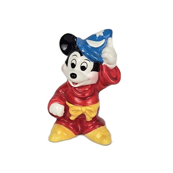 A Vintage Sorcerer Mickey Figurine.