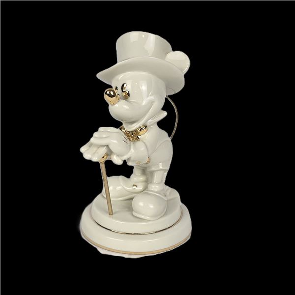 A Lenox Mickey Mouse Steps Out Figurine.