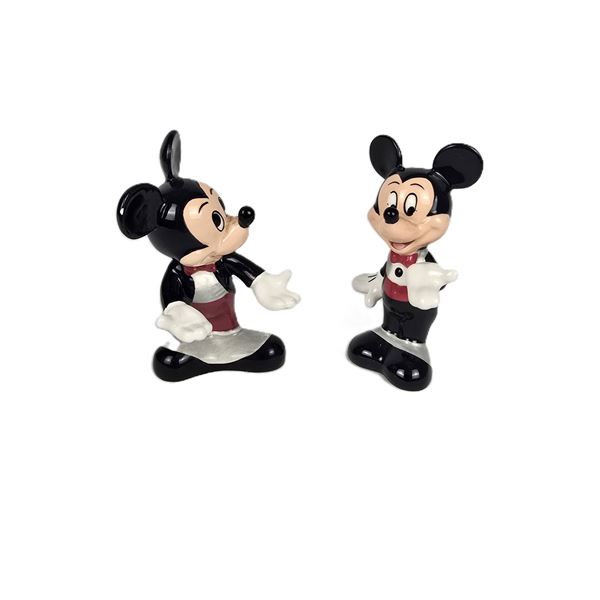 A Mickey Mouse Tuxedo Salt and Pepper Shaker Set.