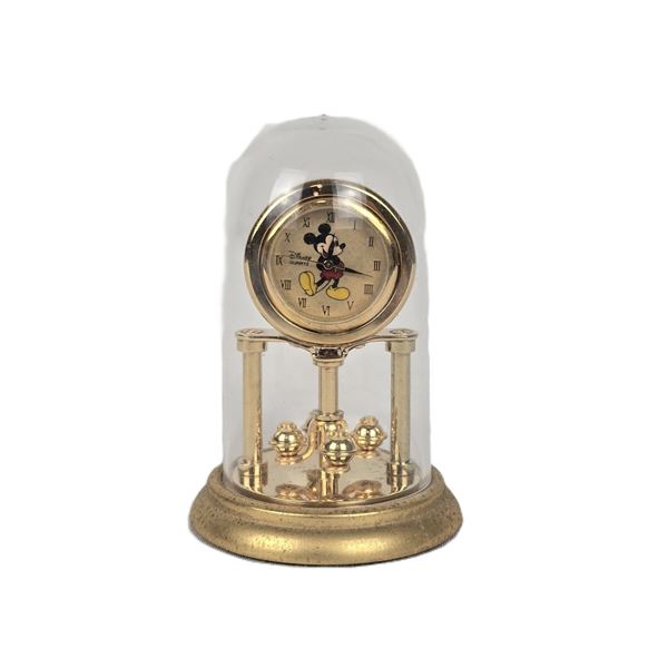 A Miniature Mickey Mouse Anniversary Mantel Clock.
