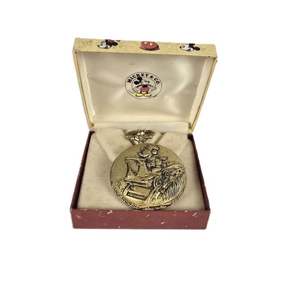 A Conductor Mickey Verichron Pocket Watch.