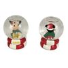 Image 1 : A Pair of Small Mickey Snow Globes.