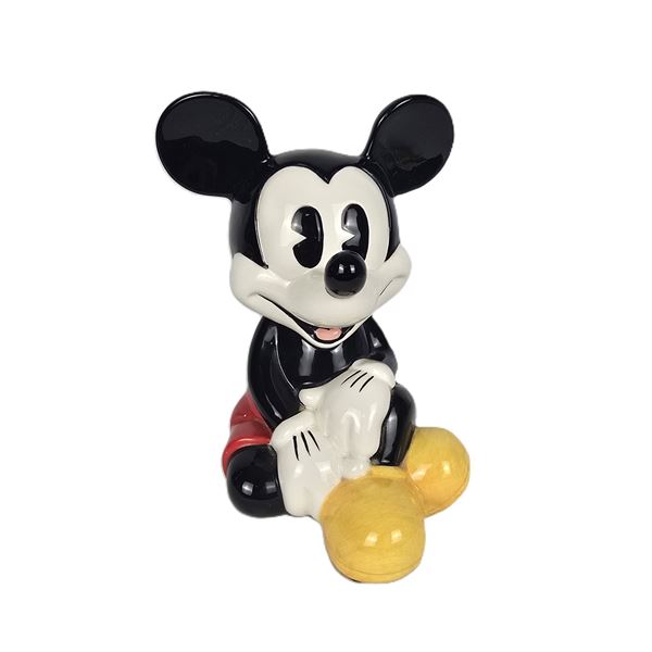 A Medium Porcelain Mickey Mouse Bank.