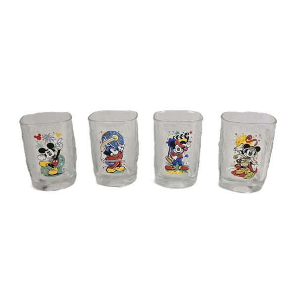 A Complete Walt Disney World 2000 Celebration Glass Set.