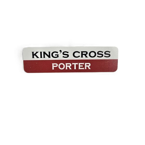 An Official King's Cross Porter Badge.