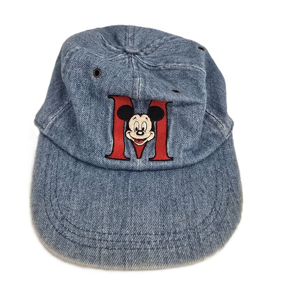 A Denim Mickey Mouse Ball Cap.